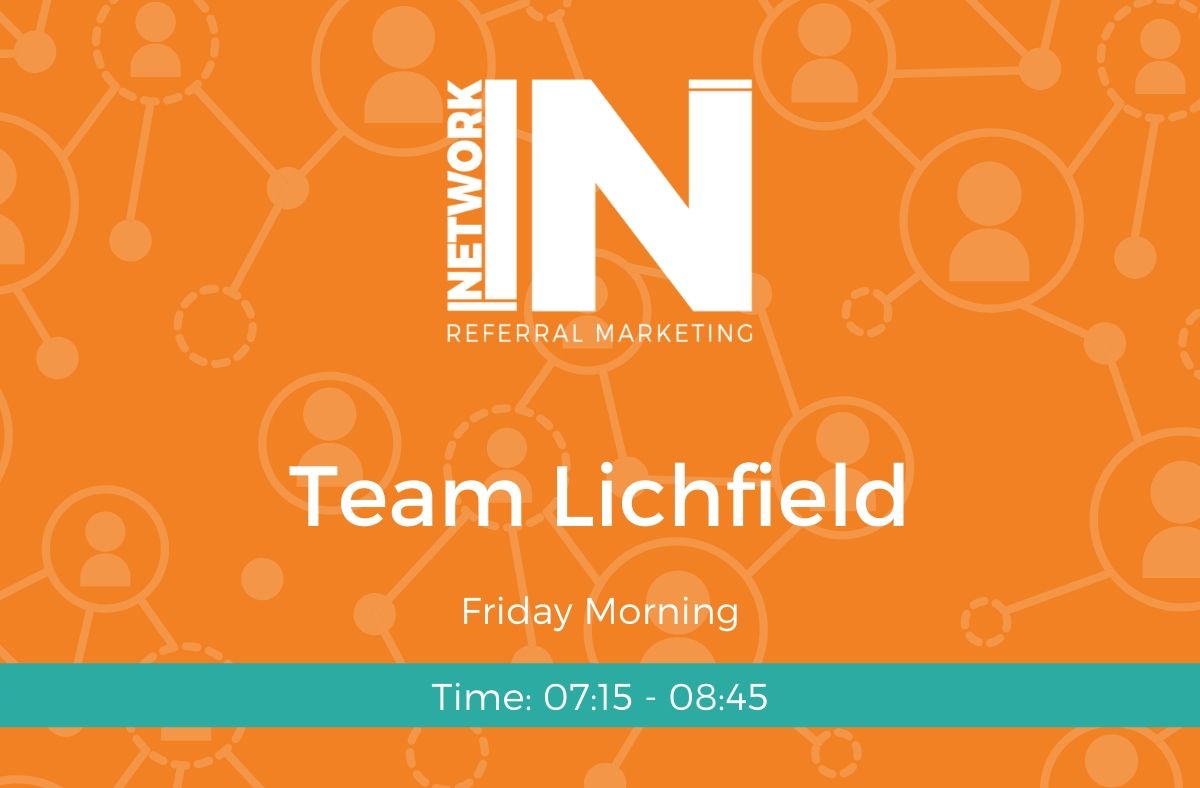 Team Lichfield Friday online meeting graphic