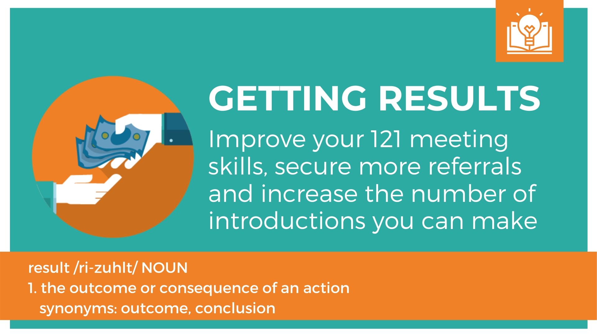 Referral Marketing Getting Results event.