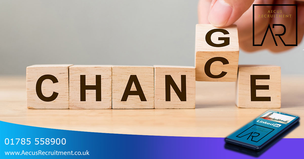 Chance spelt out in wooden cubes that can easily be changed to change.