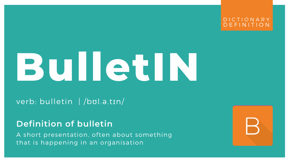 The NetworkIN Bulletin definition