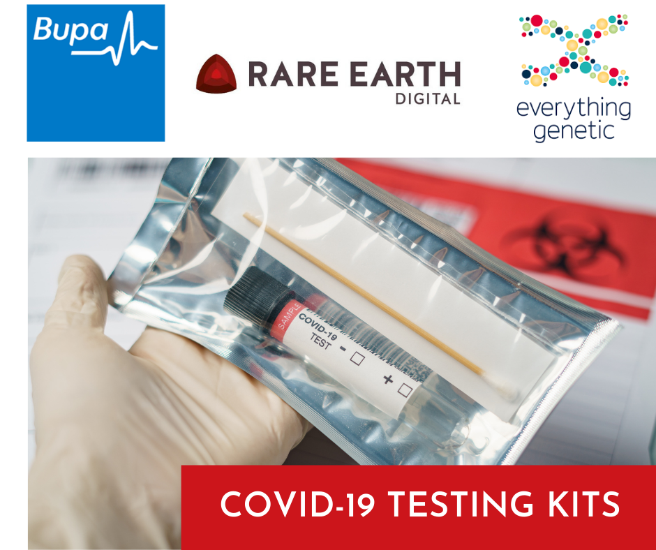 The Covid-19 testing kit that is available to purchase.