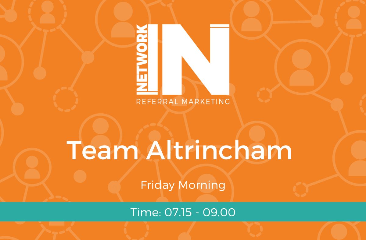 Team Altrincham NetworkIN Metting graphic header